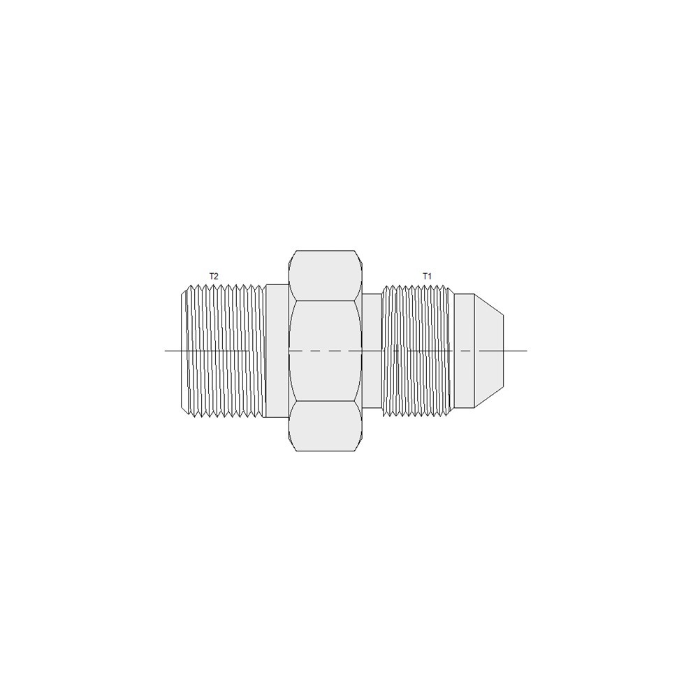 Conector Macho JIC 37º VALMEC